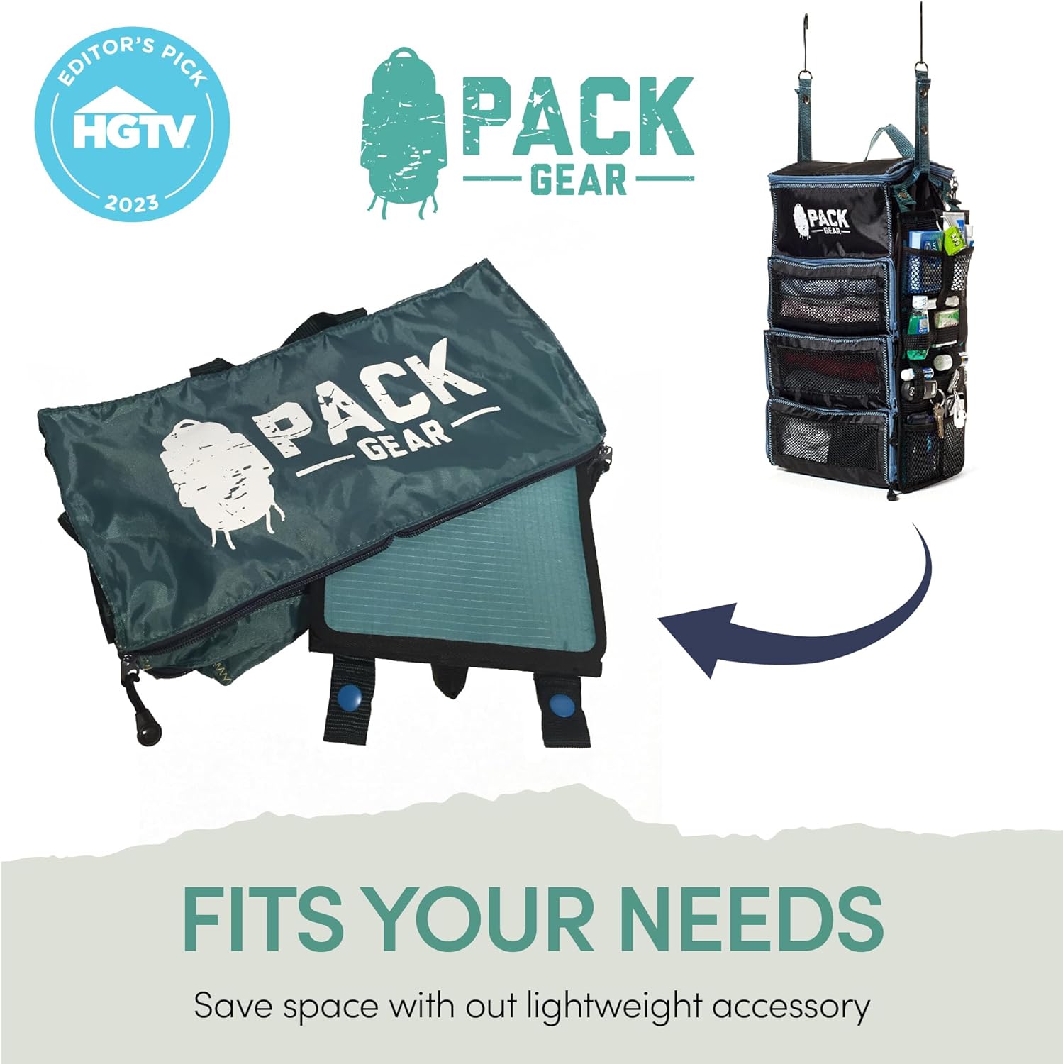 Pack Gear Hanging Mesh Organizer – Durable Elastic Pockets Designed to Keep Your Luggage Tidy, Accessible, and Ready for Every Adventure - Image 4