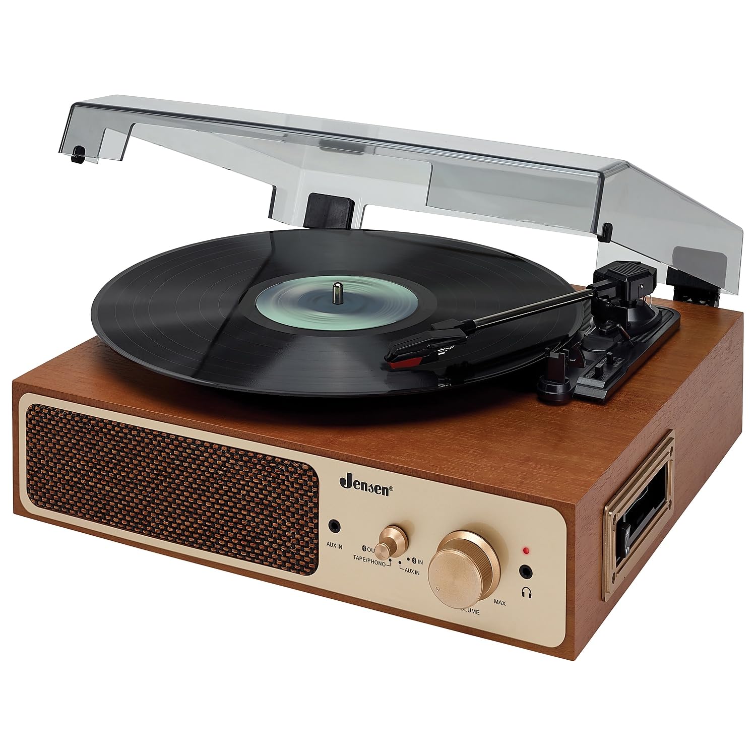 Amazon.com: JENSEN Vinyl Record Player 3 Speed Turntable with Dual