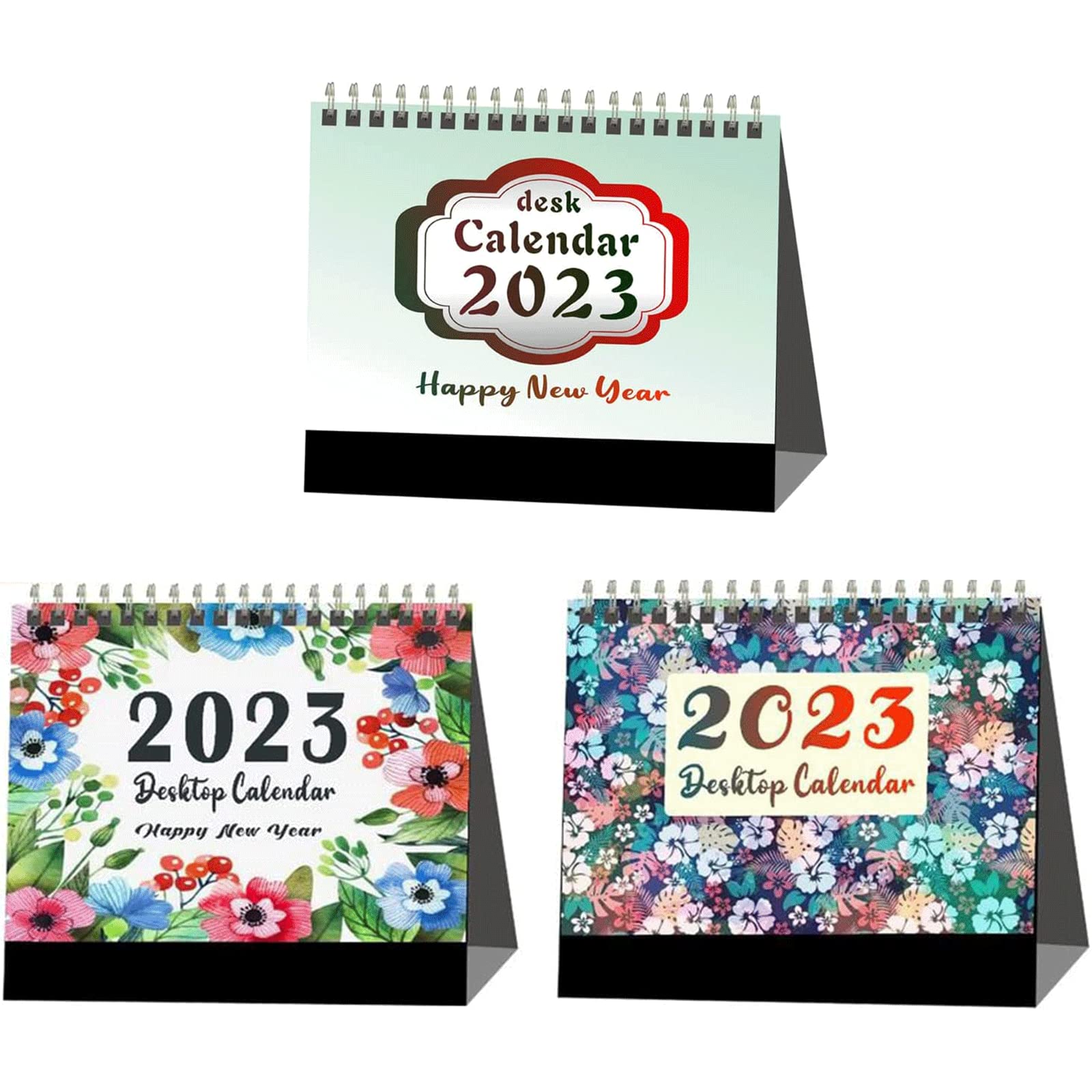 OLOTU Tischkalender Mini-Tischkalender 2023, Englischer Tischkalender für Zuhause, Büro, Schule, Stehkalender, Monatsplaner, Jan. 2023-Dez. 2023 Planer