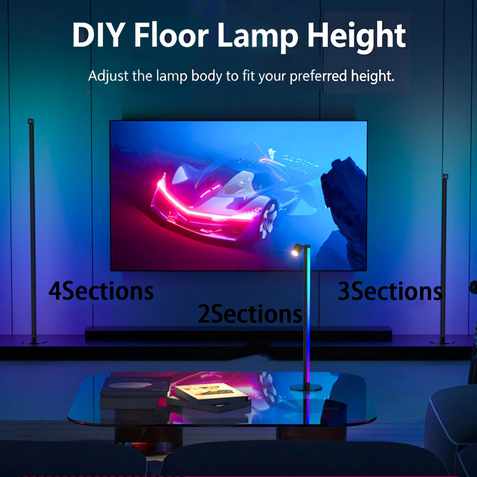 Lampada da scrivania a LED in legno magnetica staccabile | Testa della lampada magnetica rimovibile, regolazione continua touch, luce 4000K senza sfarfallio, batteria da 2600 mAh