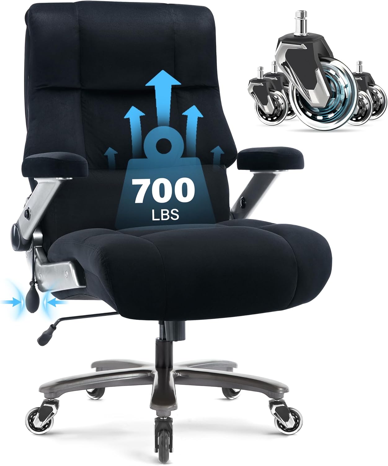 UltraRest 500lbs Ergonomic Executive Office Chair with Cushion