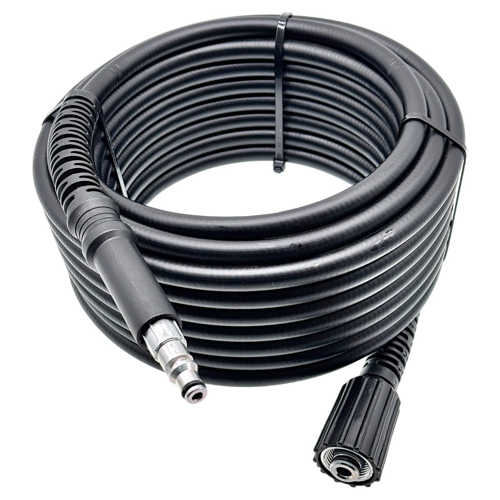 M&M Smartek tubo alta pressione 40 m M22 IG, 160 bar, per Black & Decker | Tubo rinforzato alta pressione con protezione antipiega; controllare raccordi, pressione, temperatura e apparecchio.