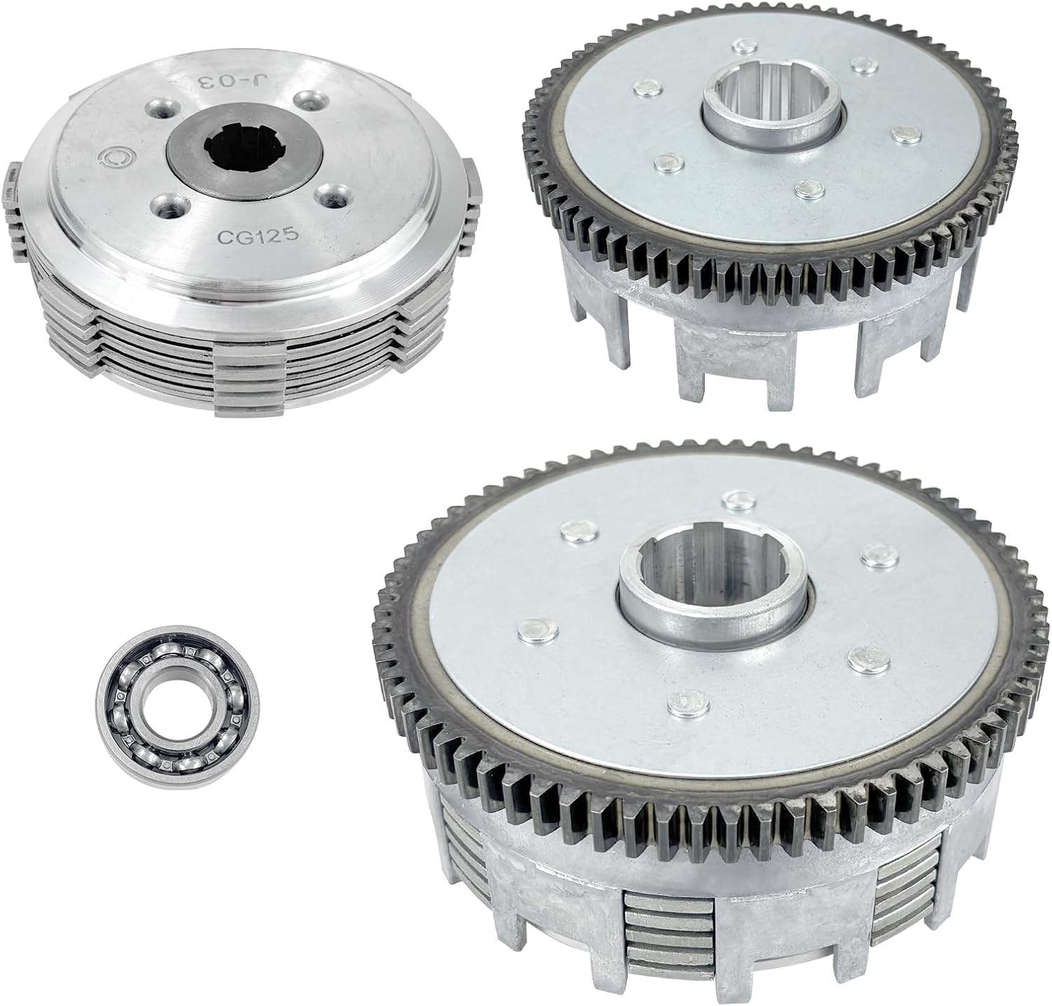 5 Plate Clutch Assembly fits for 110cc 125cc 150cc 200cc ATVs and Dirt Bikes