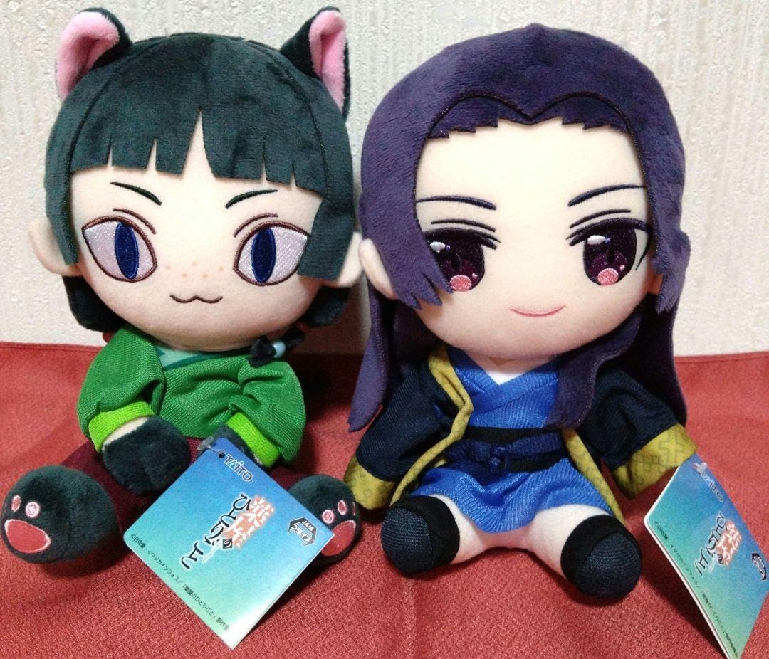 Amazon.co.jp: 薬屋のひとりごと ぬいぐるみ 猫猫 壬氏 ＆ラバー