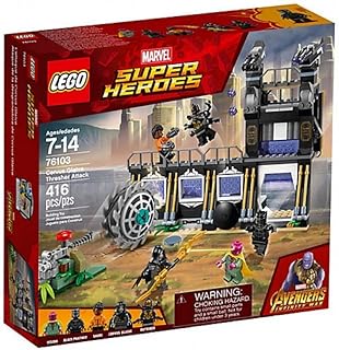 لعبة قتال ابطال مارفل الخارقين ضد هجوم كورفس جلايف ذريشر من ليجو، 76103، بلاستيك