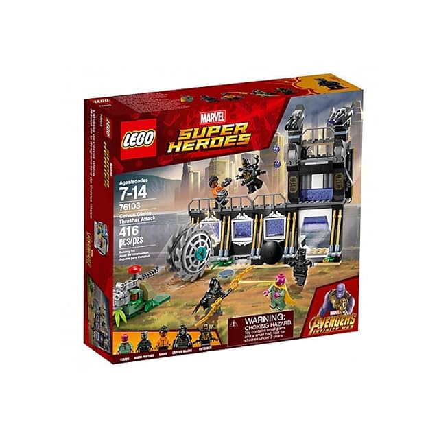 LEGO Super Heroes - Ataque de la desgranadora de Corvus Glaive (76103)