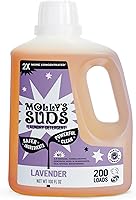 Vista 8 de Molly's Suds Detergente líquido para ropa, jabón detergente natural para ropa para pieles sensibles, concentrado 2 veces y de alta eficiencia (HE)