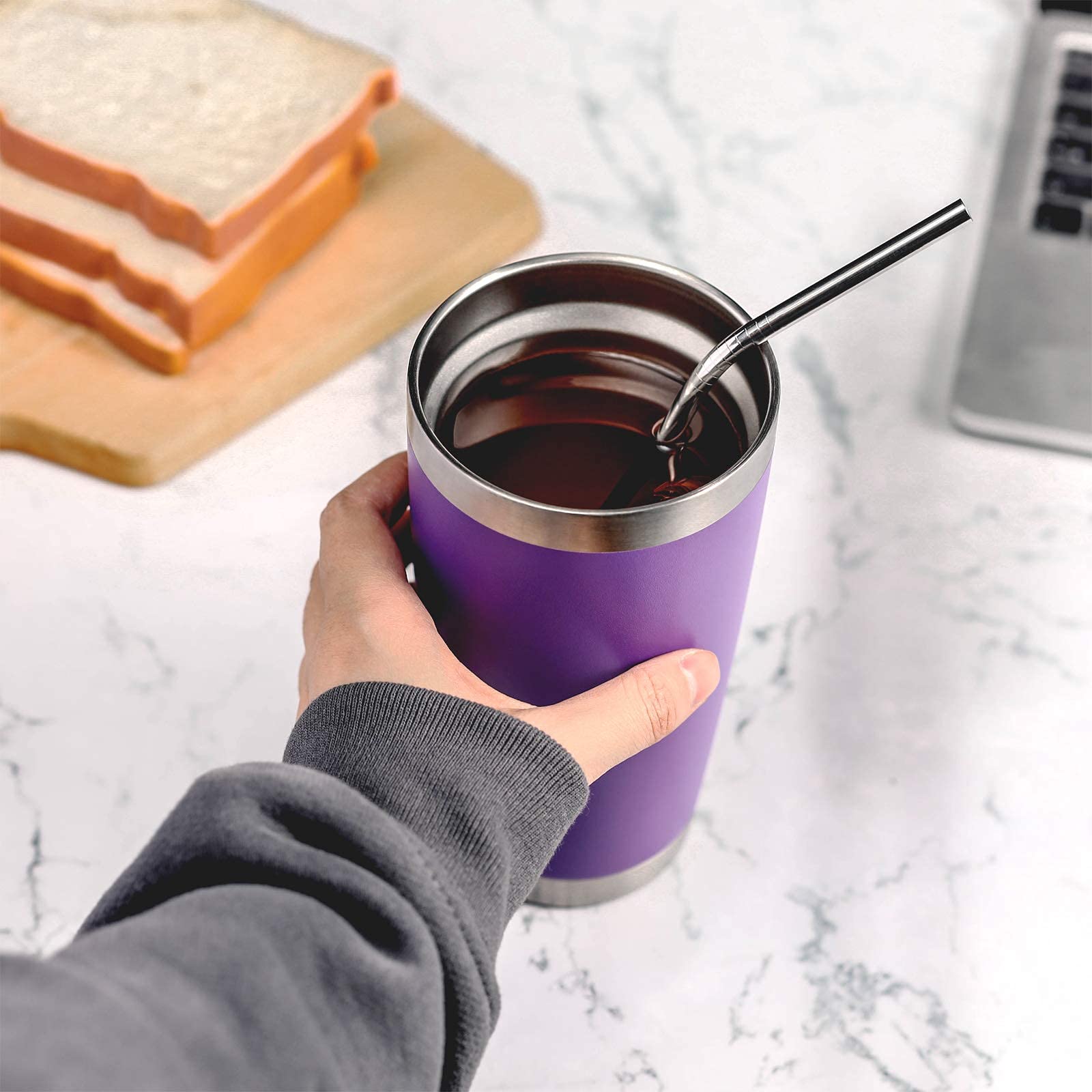 Pinup Girls – Tasse Isotherme En Acier Inoxydable De 591 Ml Avec Couvercle Et Paille – Tasse à Café De Voyage Pour Boissons Glacées, Boissons Chaudes