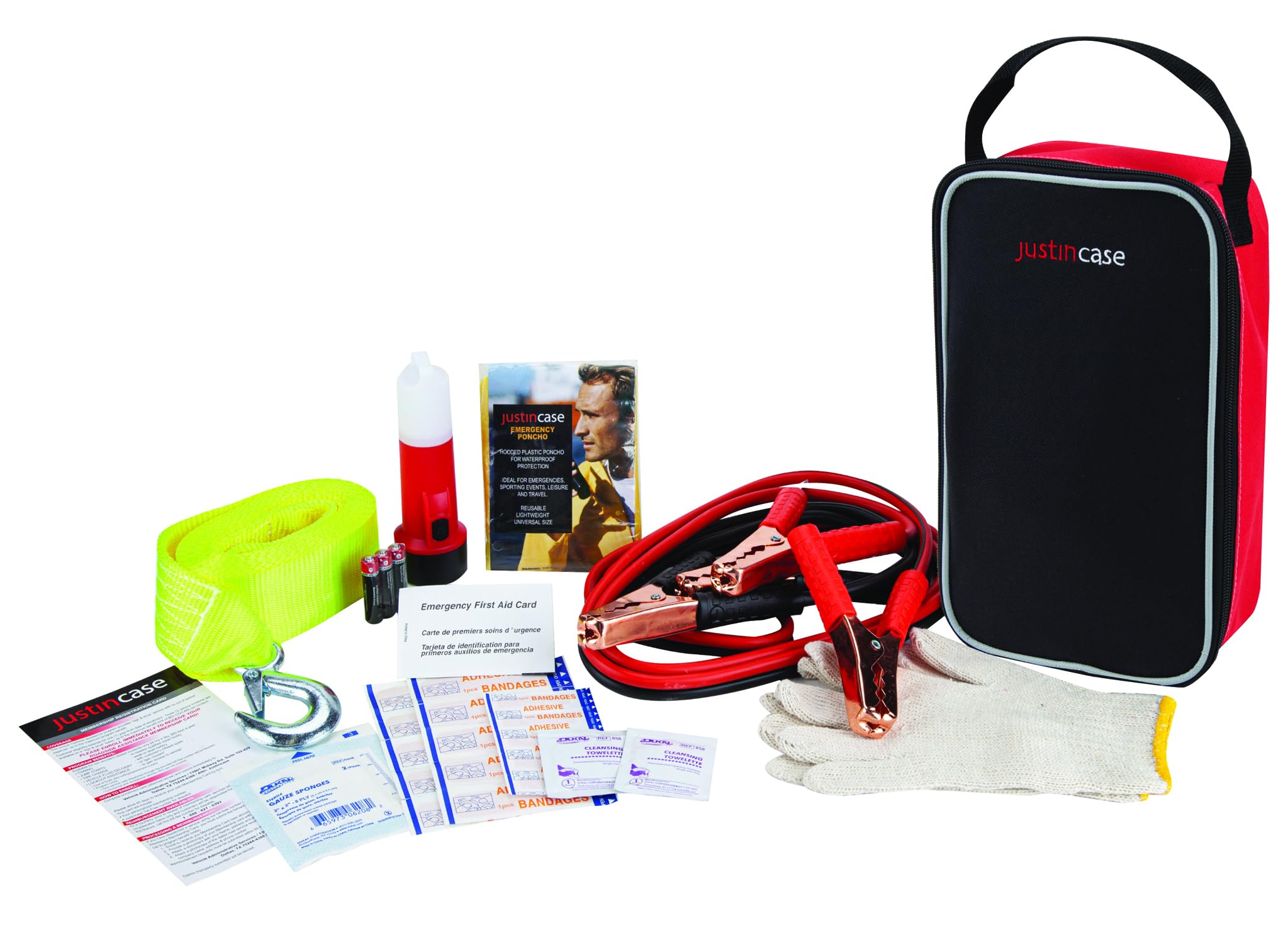 Justin Case Commuter Safety Kit with 365-day Roadside Assistance
