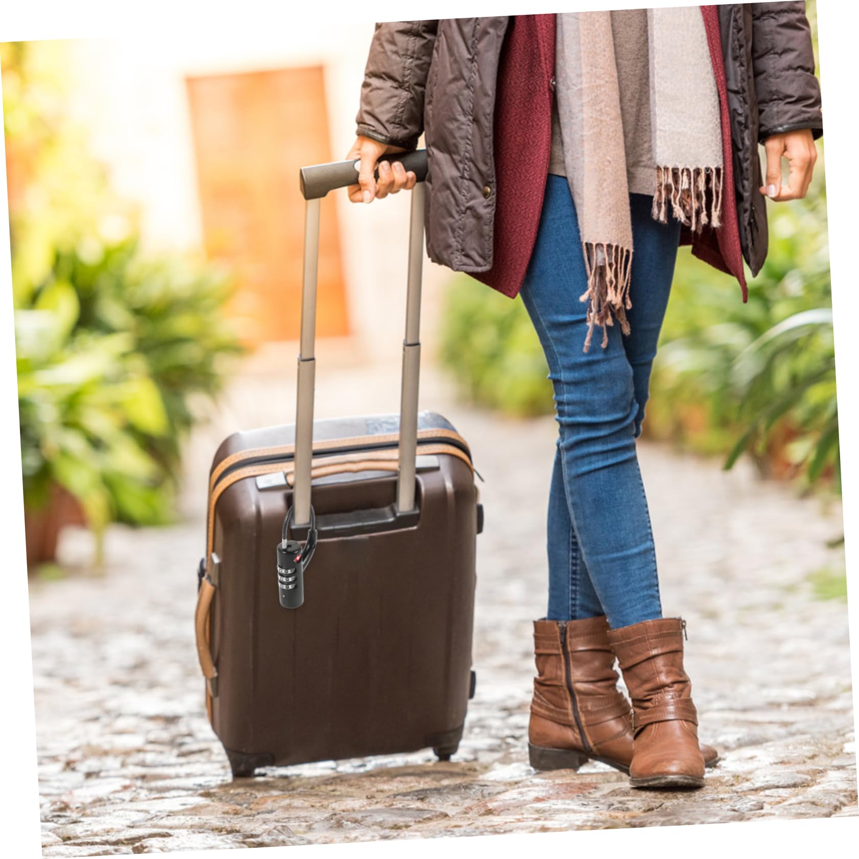 Gatuida 3pièces Luggage Backpack Lock Serrure à Pour Valise Et Casier De Gym Verrou Portable Tsa Pour Voyage Sécurisé Facile à Utiliser Et
