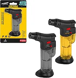 Maçarico Portátil Recarregável – Mini Isqueiro a Gás Ajustável para Culinária Gourmet, Crème Brûlée, Artesanato e Reparos (AR-0600)
