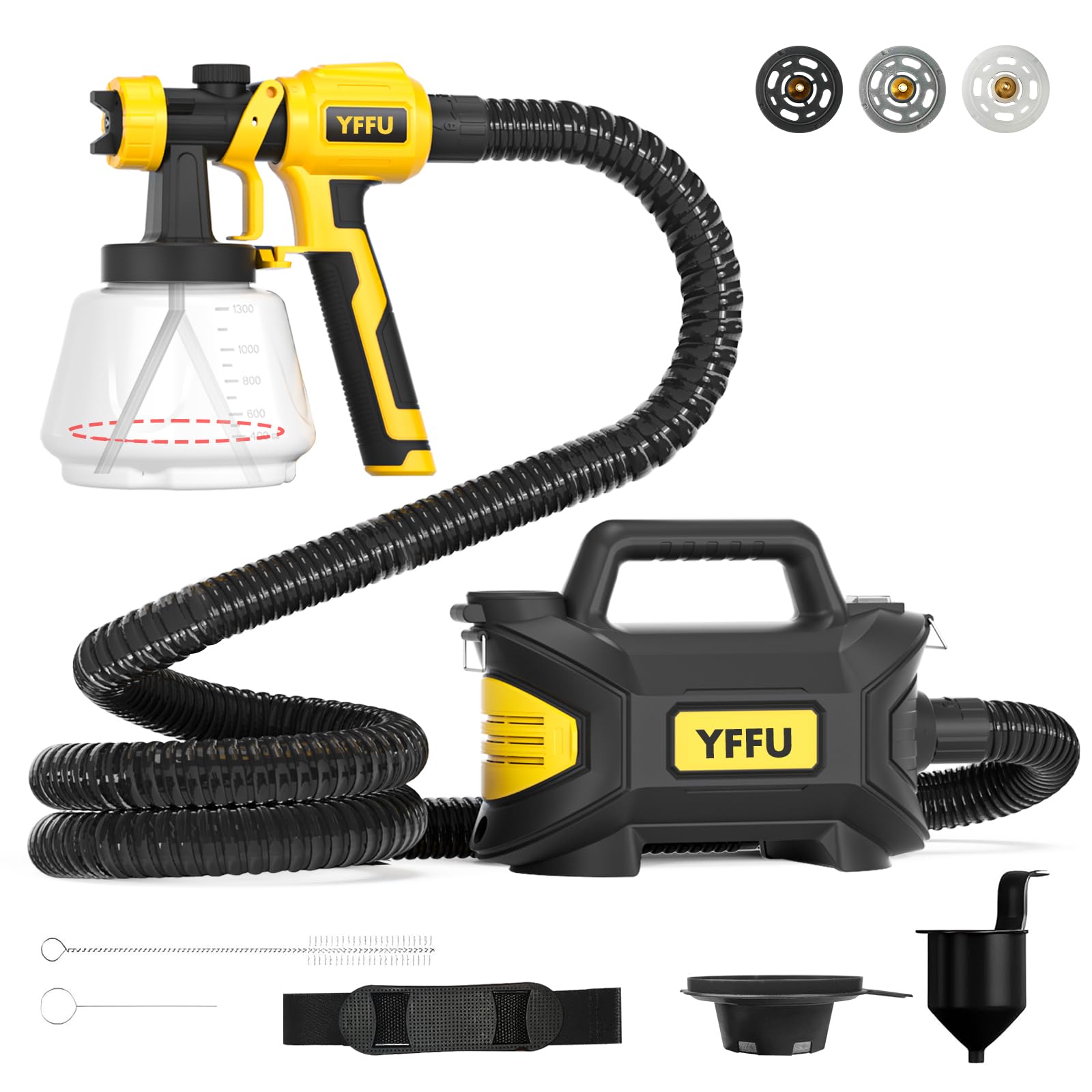 YFFU Fence Paint Sprayer 800W,Electric Spray Paint Gun for Fences and Sheds