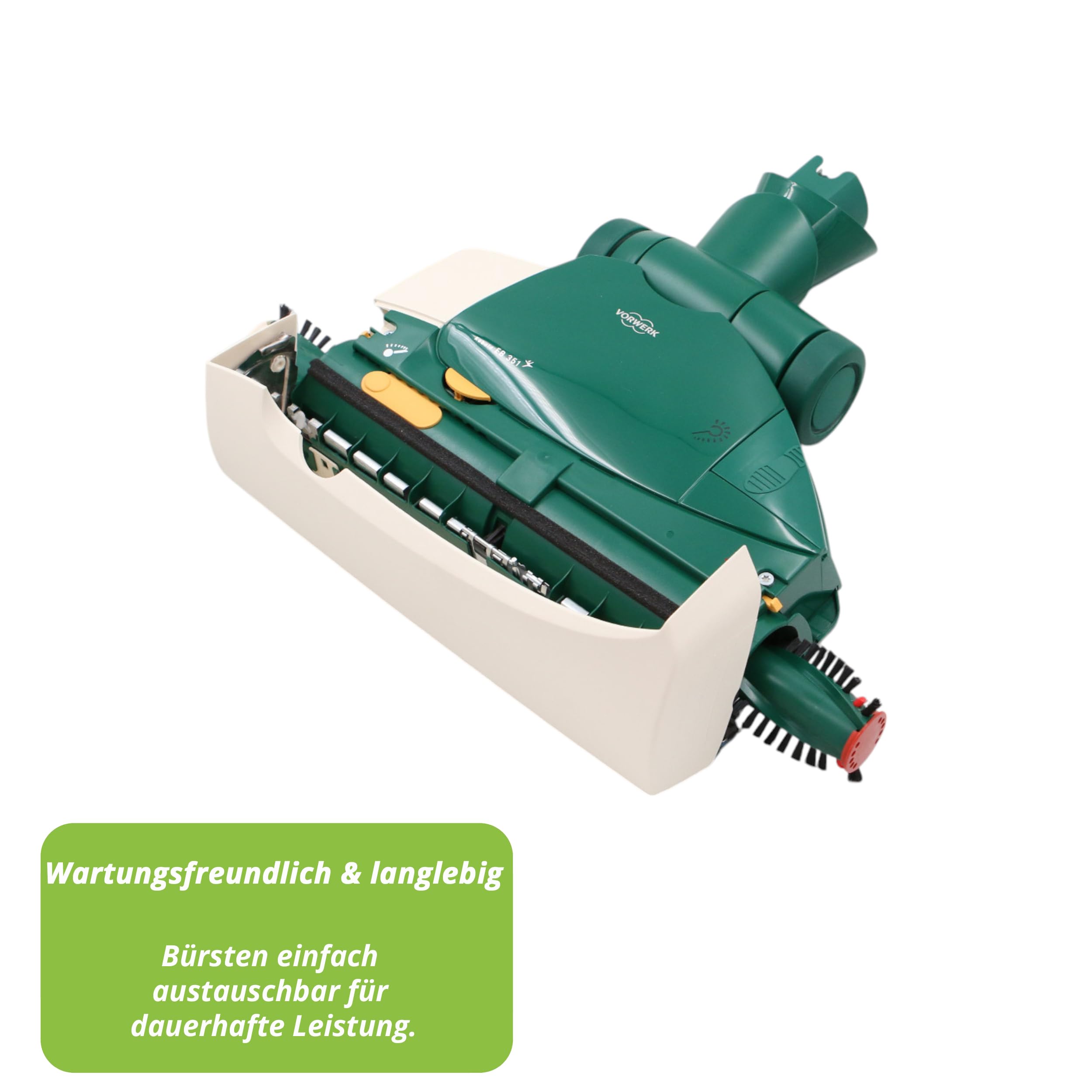 Staubsaugerladen.de Vorwerk Elektrobürste EB 351 – elektrische Teppichbürste für Kobold VK 130, 131, 135, 136, 140, 150, VT260, VT265, VT270 und Tiger Staubsauger 252, 260, 265, 270 (Generalüberholt)