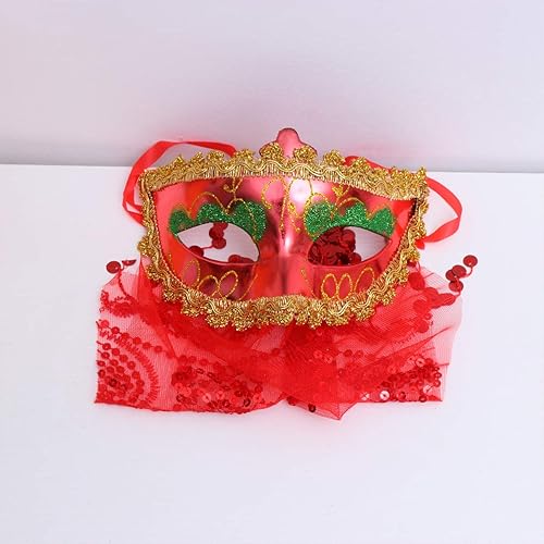 Vista 9 de Holibanna - Máscara de velo veneciano para danza del vientre, 3