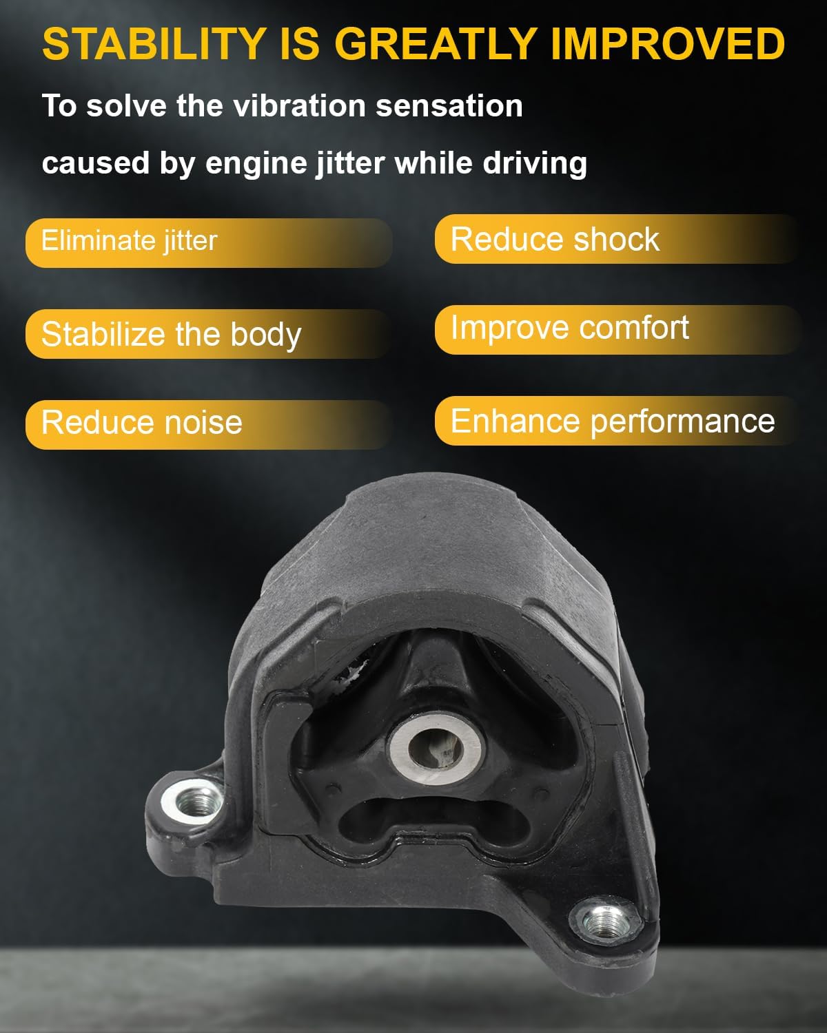 OCPTY Engine Motor Mount and Transmission Mount Set Compatible for Acura RSX 2002 2003 2004 2005 2006 L4 2.0L Coupe # A6597 A4503 A4508 A4506 4PCS
