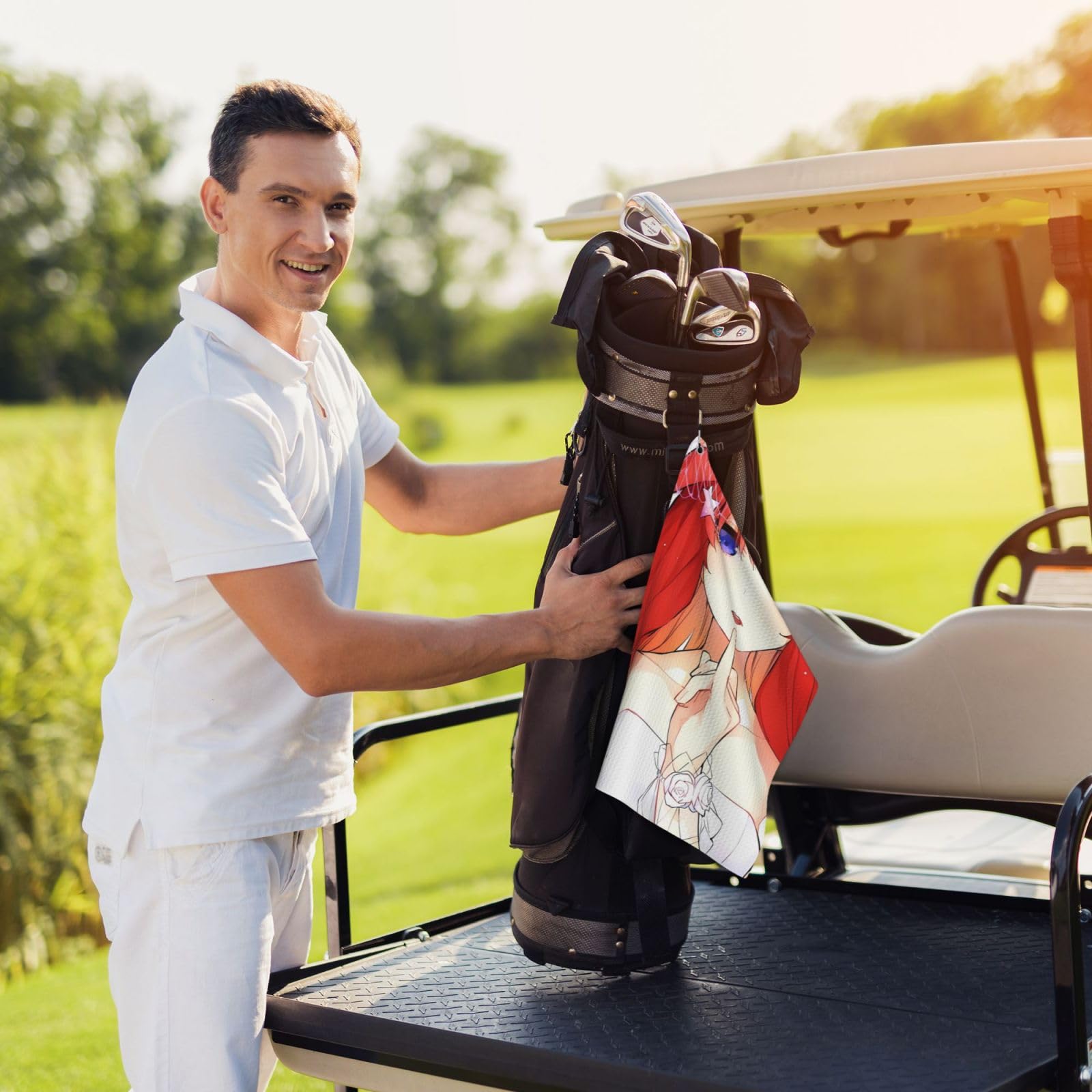 Amazon.co.jp: 五等分の花嫁 ゴルフタオル スポーツタオル クラブ  