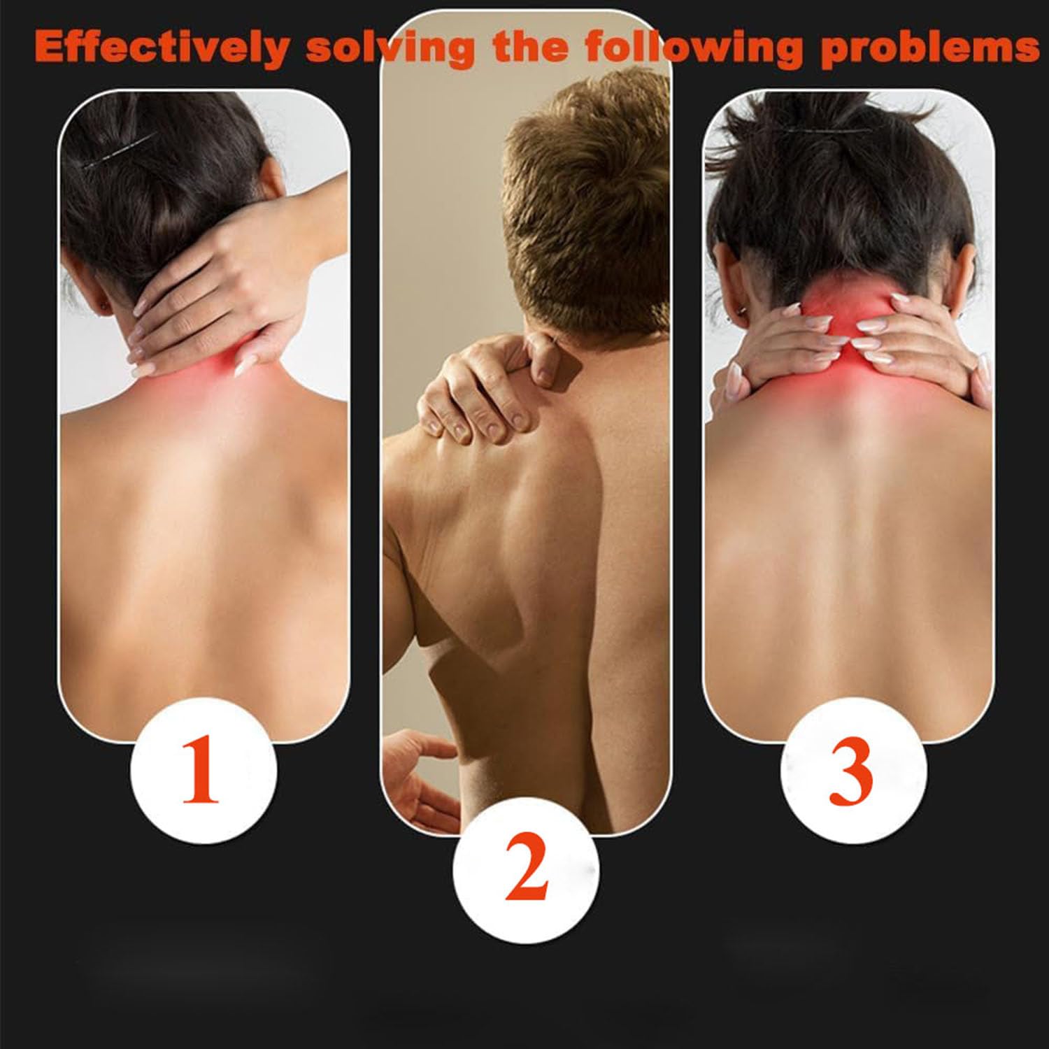 Neck massager, EMS Training Device, Stimulator, Muscle, Powered, For Muscle Conditioning for Body Muscles and Massage for Back, Men, and Women Fitness Belt — Amazon image 3