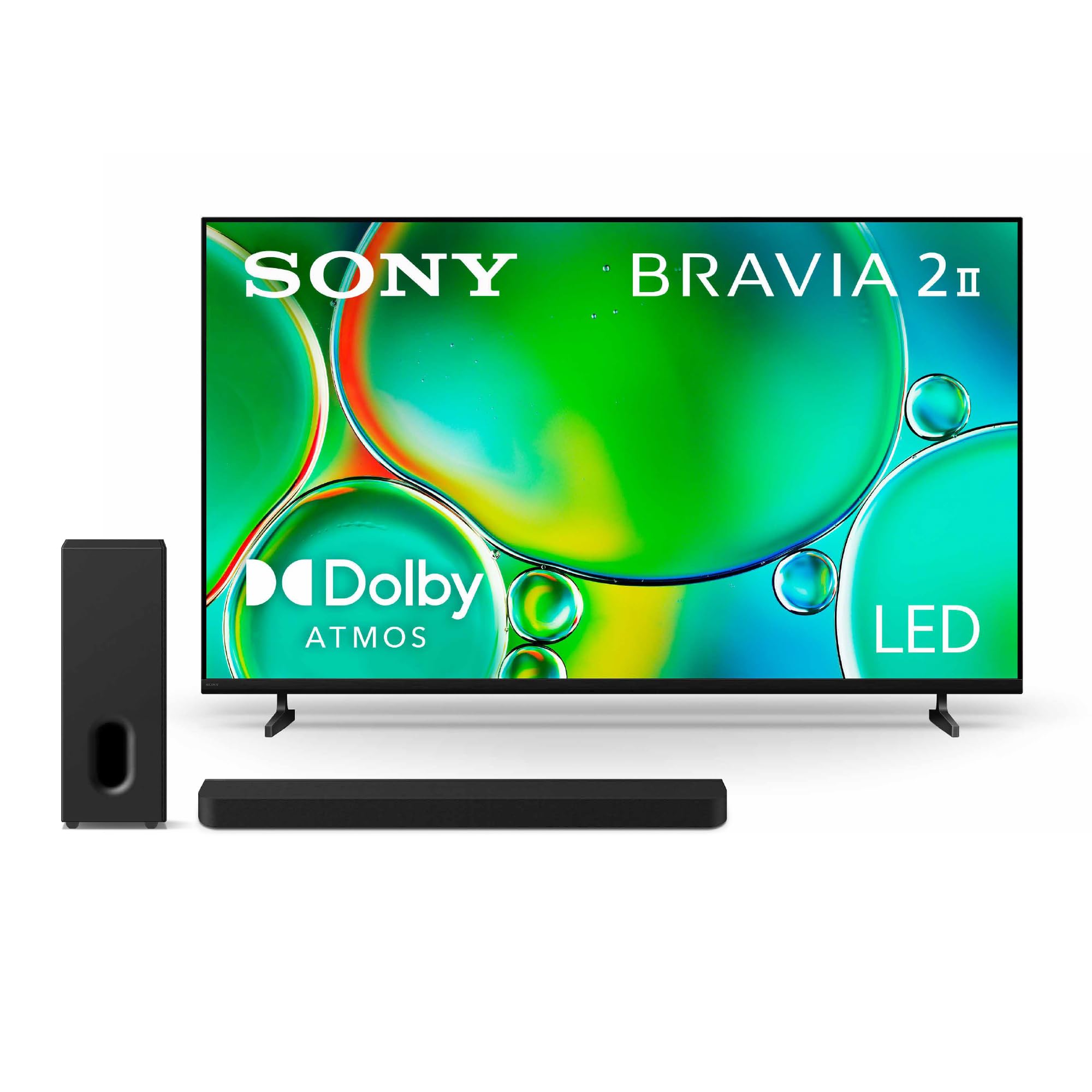 Sony BRAVIA 2 II 65-Inch 4K Ultra HD LED Smart TV (K-65S20M2) with BRAVIA Theater Bar 7 9-Speaker Soundbar and Included BRAVIA Theater Sub 7 Wireless Subwoofer (HT-AP710) Bundle