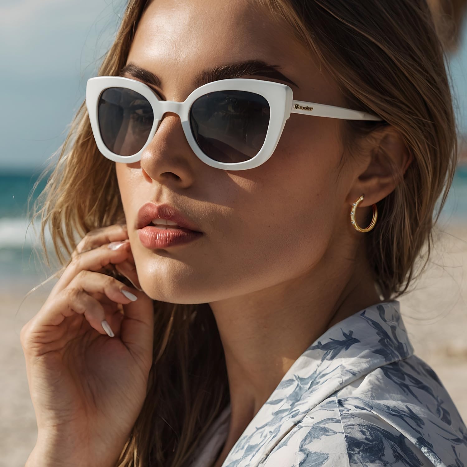 14K Gold Earrings for Women 14K Gold Hoop Earrings for Women CZ Hoop Earring for Womens Hoops Eight Front-Set Zircon Stones Hoops Earring for Womens 20/25mm