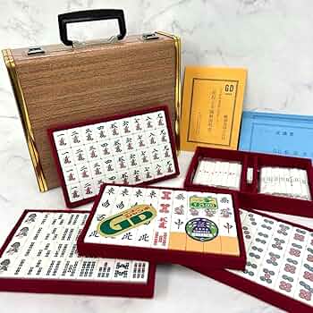 ジャンボ牌 藝夢堂 高級麻雀牌 Amazon | 1970年代 藝夢堂 高級麻雀牌 ニュージャンボGD 収納