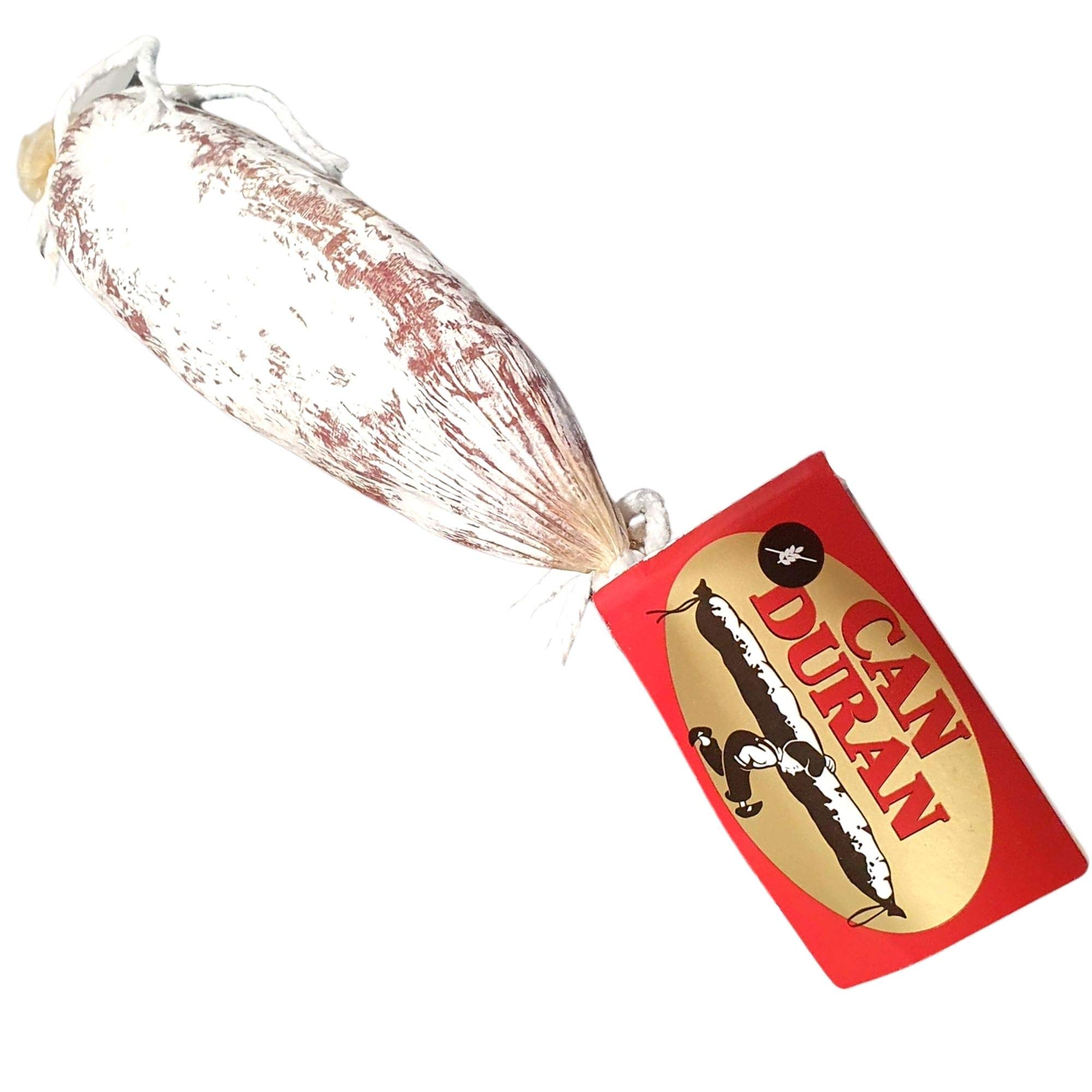 Longaniza de Payés Extra Can Duran - Peso Aproximado por Unidad 300 gramos - Hecho con carne de cerdo, adobada con especias - Es ideal para disfrutar en aperitivos o en bocadillos. Lote 10 Unidades