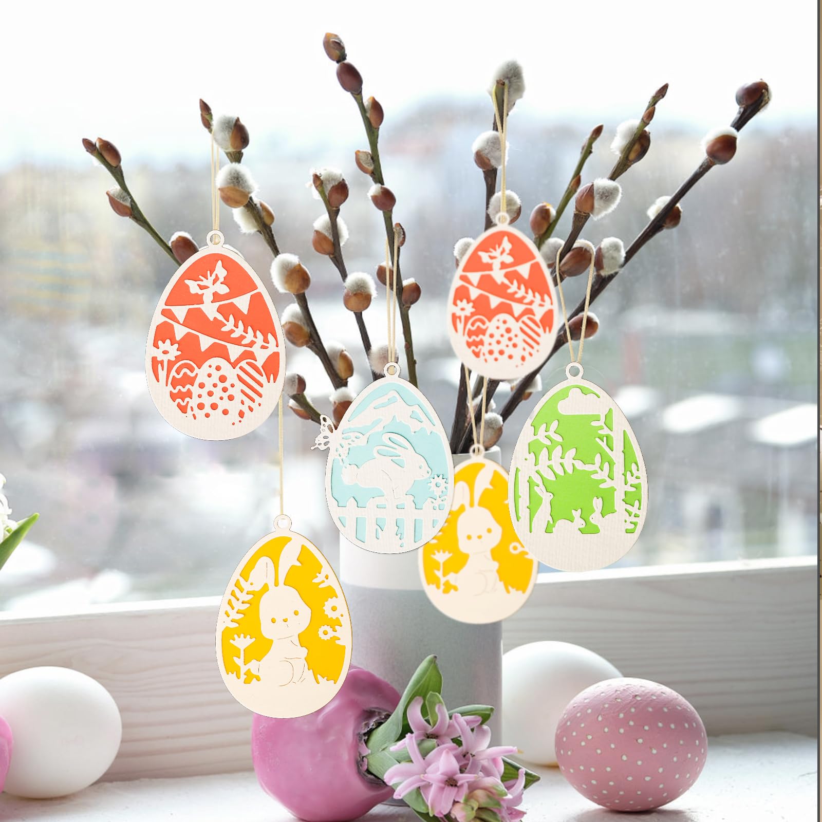 Matrice Découpe Pâques GEBETTER - Dies Métal 3D Lapin Pour Boîte Bonbon - Poinçon Artisanat DIY Fête