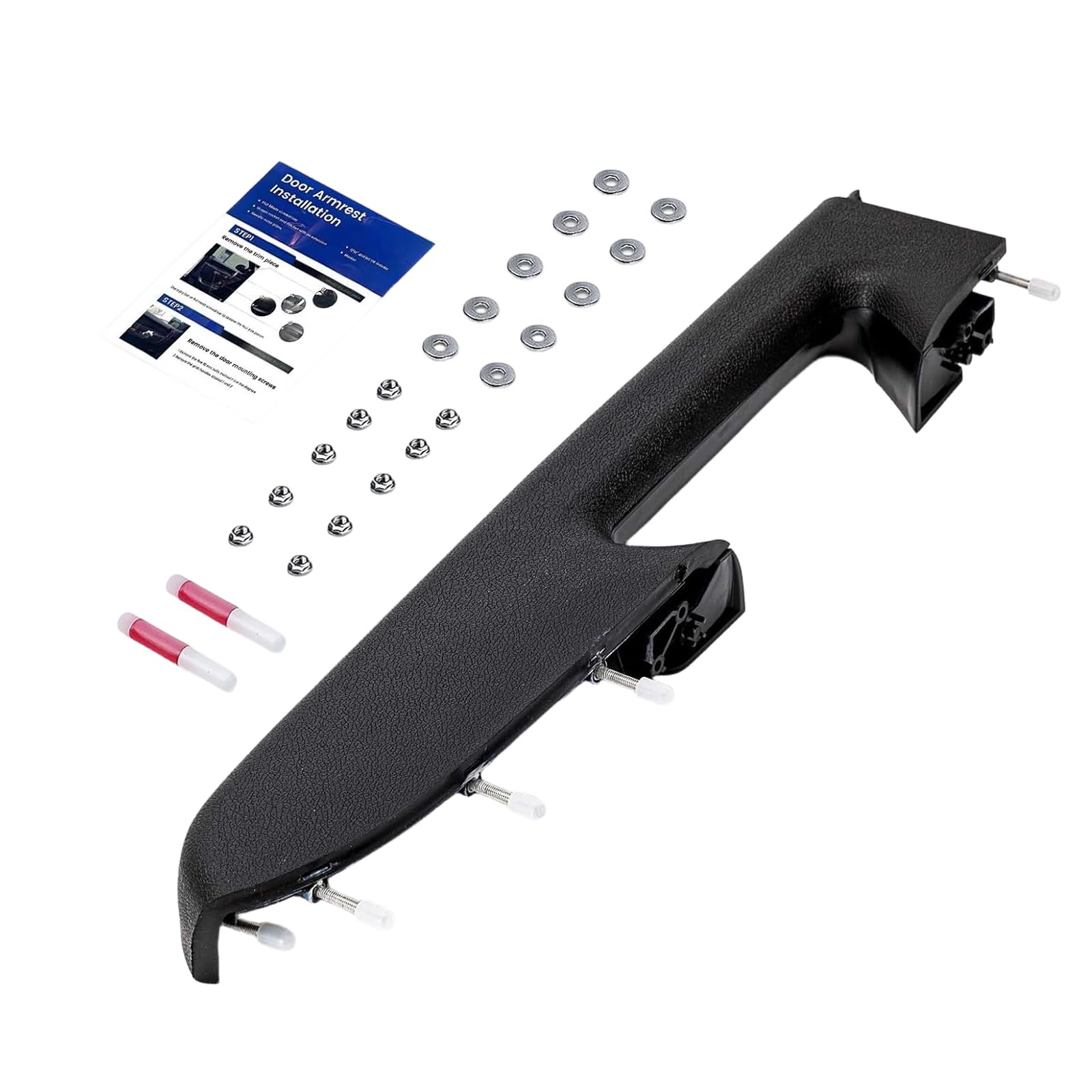 Msioytog 22818470 Front Right Passenger Door Armrest Repair Set With Release Handle For Multiple Model Armrest Repair Set