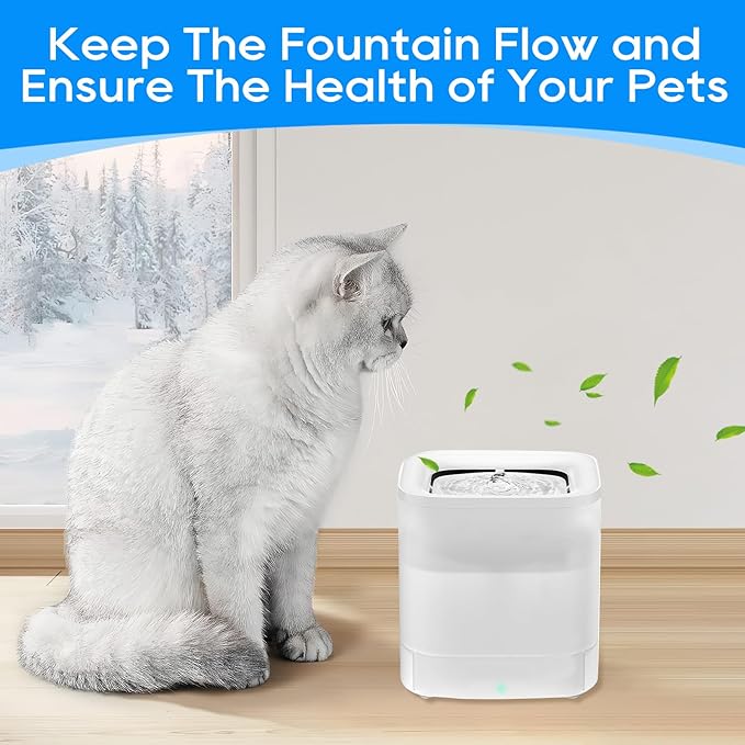 Filtros de Espuma de Repuesto para Fuente de Agua para Gatos - 10 Unidades miniatura 7