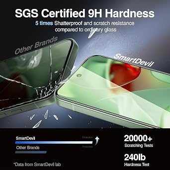 SMARTDEVIL [3+1 Pack Tempered Glass for Google Pixel 9 Screen Protector