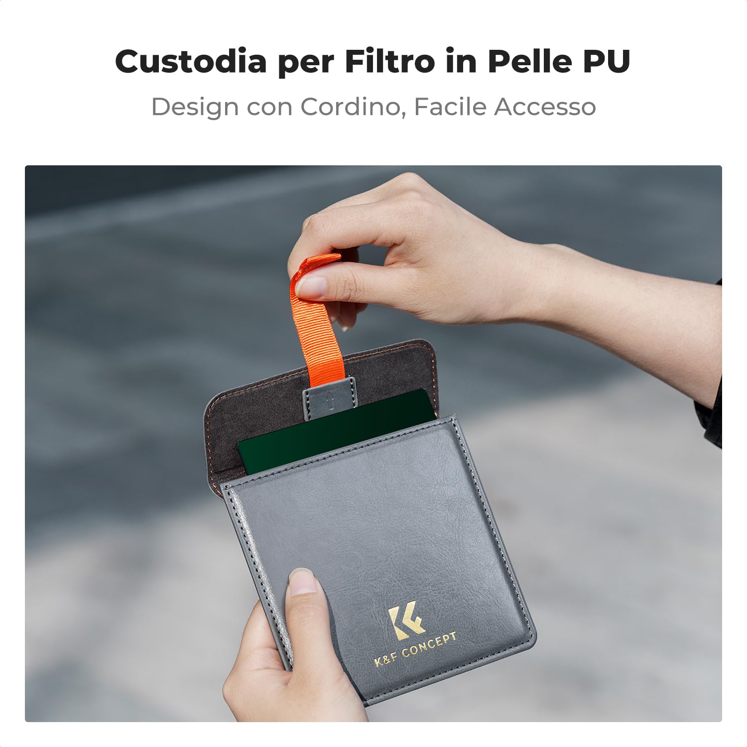 K&F CONCEPT Nano-X Kit Filtro Quadrato ND1000 (10 stops)100mm+Filtro a Lastra Soft GND8 (0,9)150mm+Kit Portafiltro Compatibile Nano-X Porta Filtri per Lente
