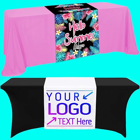 Personalized Logo Table Runner Custom Table Runner for Business
