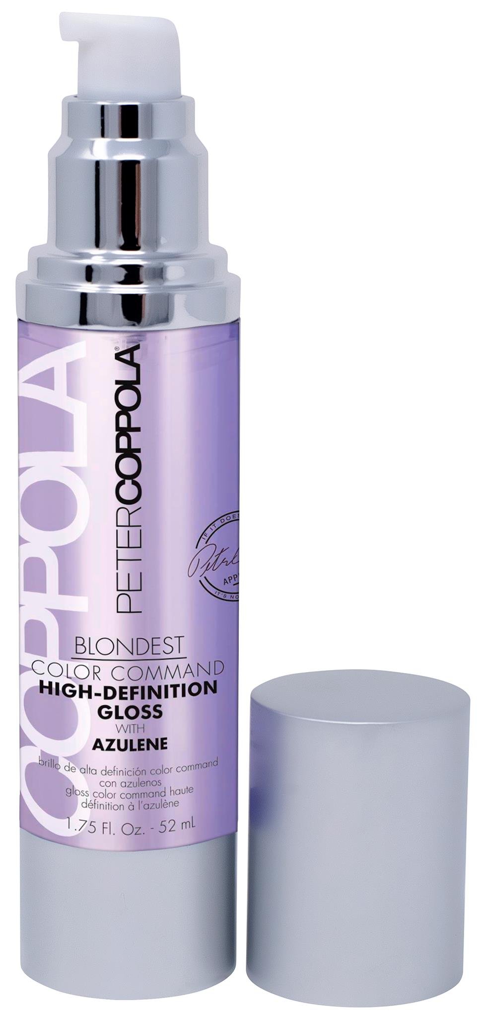Peter Coppola: Blondest Color Command High Definition Brightening & Repairing Gloss with Azulene, 1.75oz