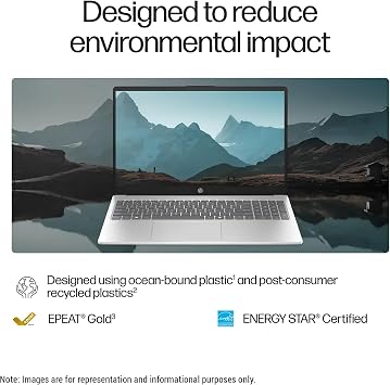 HP 15 Laptop, Intel i7-1355U, 32 GB DDR4 RAM, 2 TB PCIe SSD, 15.6 FHD (1920x1080) Touchscreen, Iris Xe Graphics, W11 Home, Natural Silver