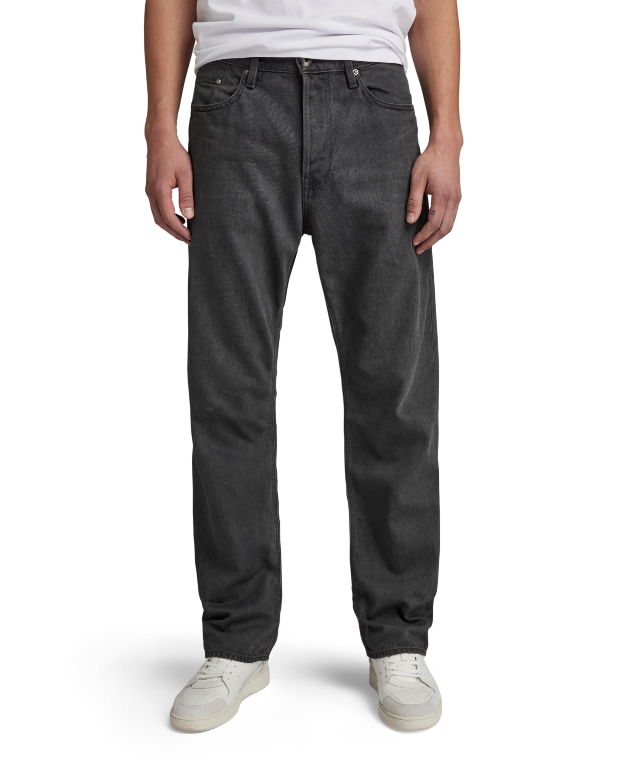 G-STAR Herren Dakota Regular Straight Jeans Grau (Faded Black Ink D23691-D182-D358) 29W / 34L