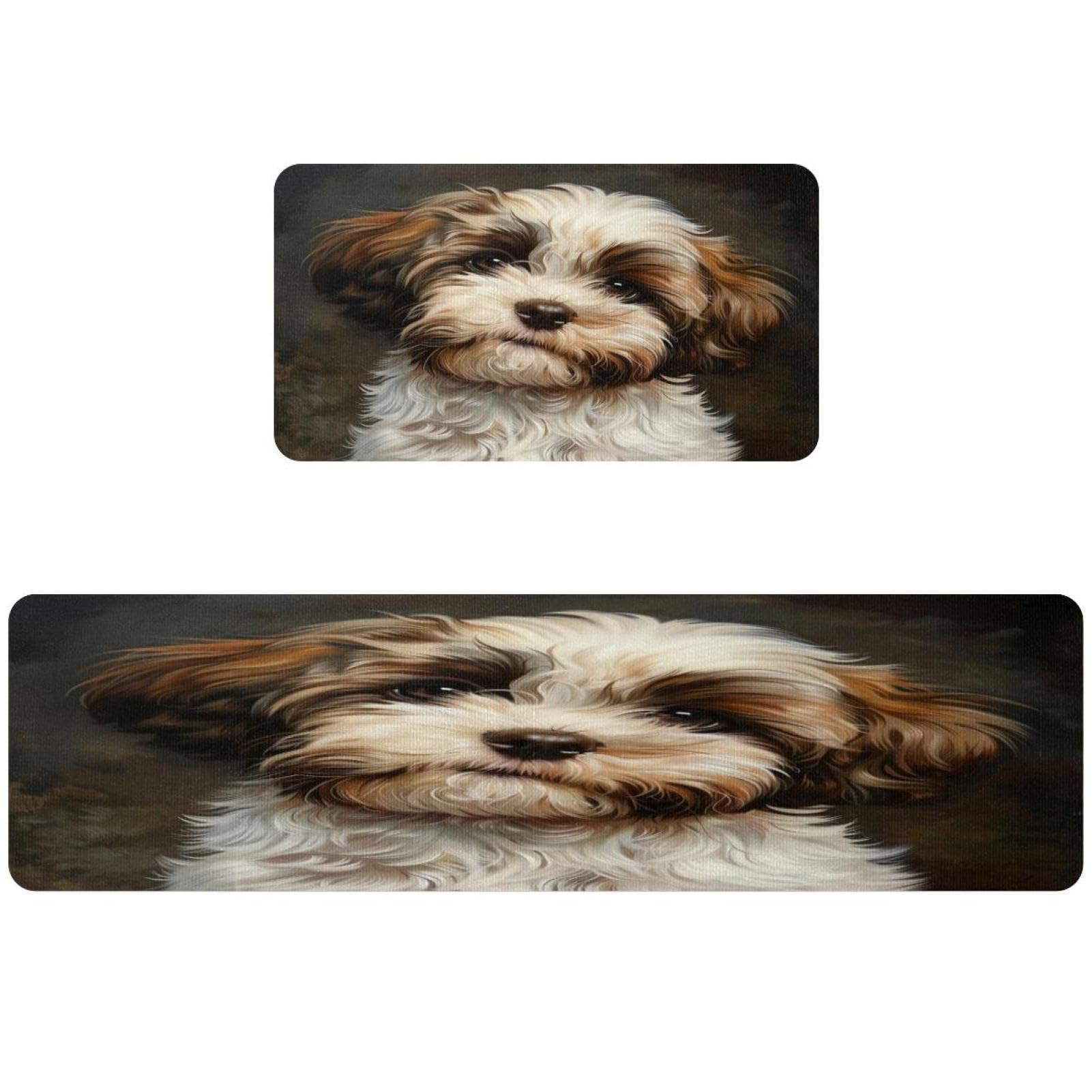 Evita resbalones con las alfombrillas de cocina Shih Tzu lavables VAPOKF