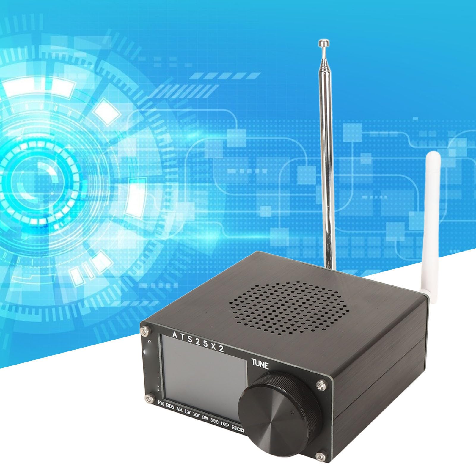 Amazon.co.jp: ASHATAフルバンドラジオ受信機、短波長波ラジオ、タッチ