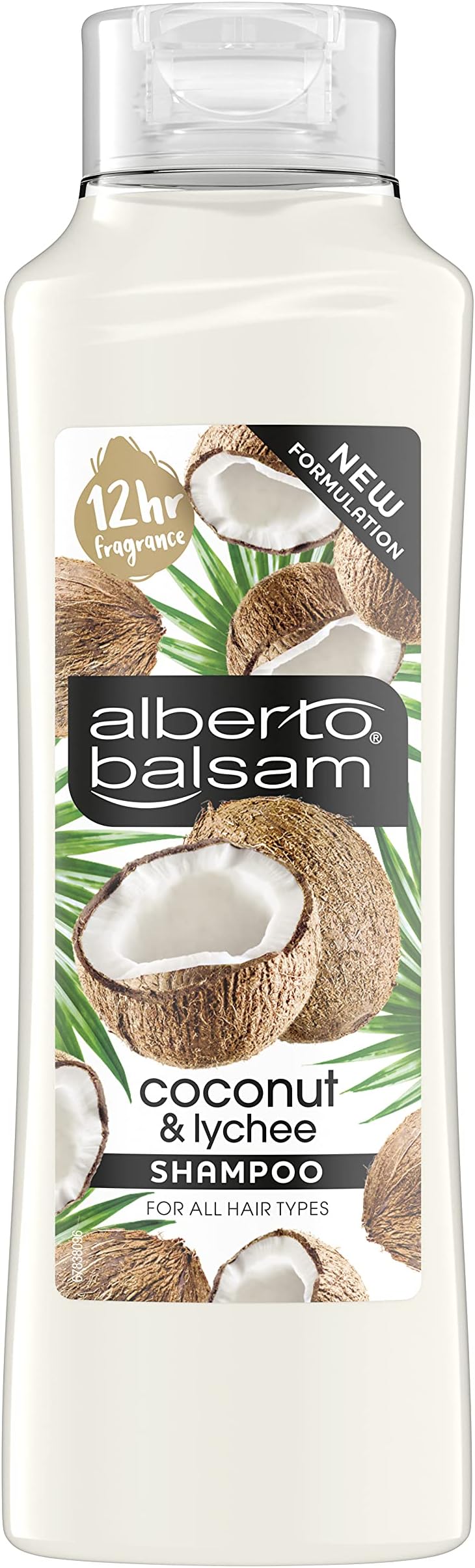Alberto Balsam Coconut & Lychee fresh and fruity fragrance Nourishing Shampoo for all hair types including damaged hair 350 ml, white