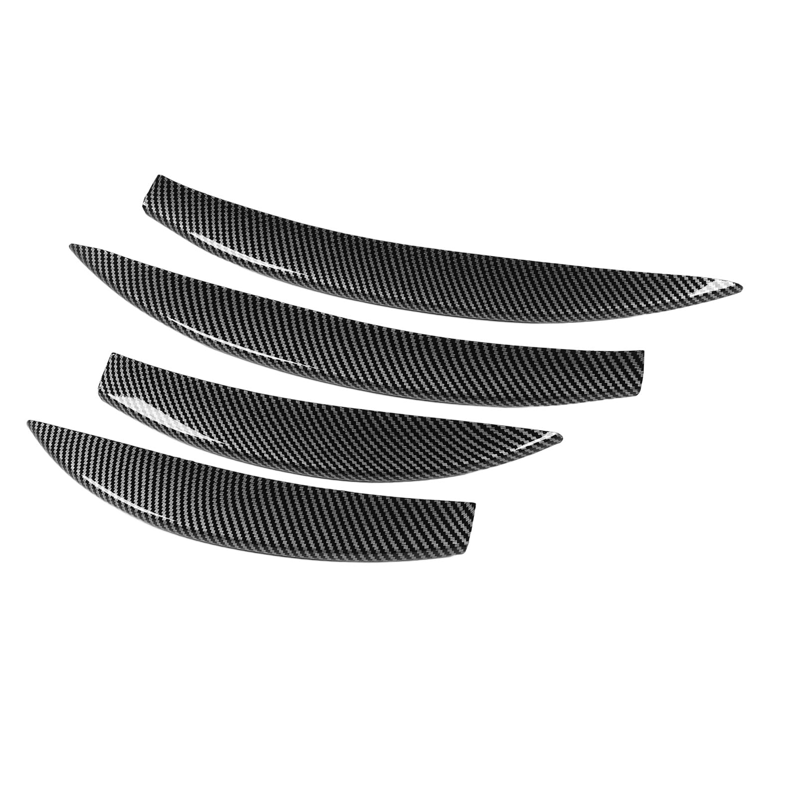 Embellecedor de parachoques deportivo Clase E W214 en fibra de carbono 8