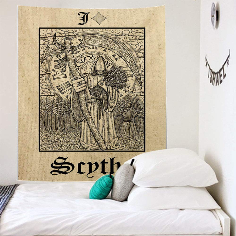 Tapiz Tarot The Major Arcana 130x150cm: Arte Místico Para Decorar Tu Habitación, Sala O Dormitorio