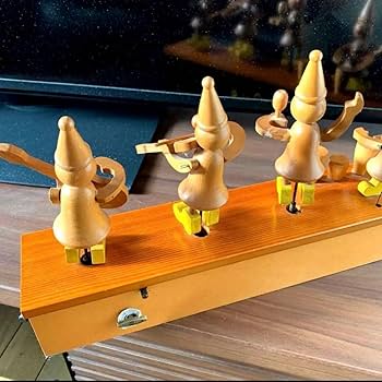 サンキョー 鼓笛隊 オルゴール からくり 人形 木製 Prologue サンキョー 鼓笛隊 オルゴール からくり 人形 木製 Prologue