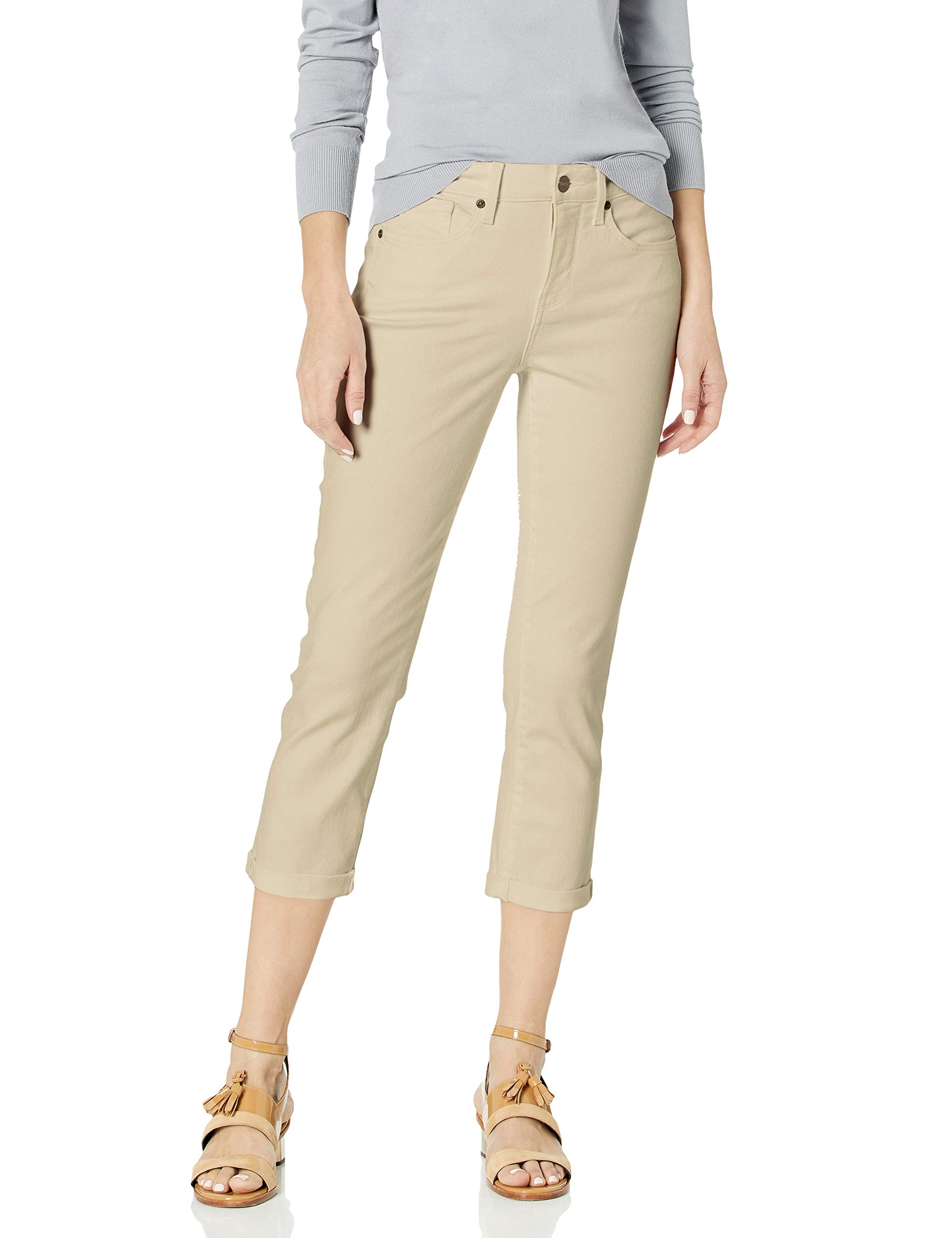 NYDJ Womens Chloe Skinny Capri Jean Slimming Flattering Fit