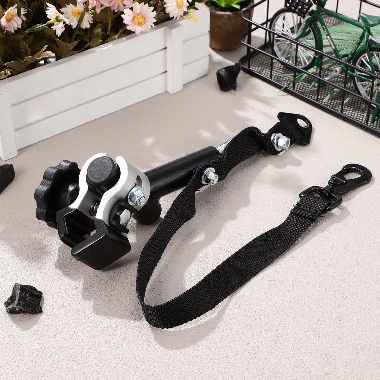 Veemoon - Remolque Universal para Bicicleta de Remolque, Enganche rápido, liberación rápida, Adaptador de fijación de Acero, Conector para niños