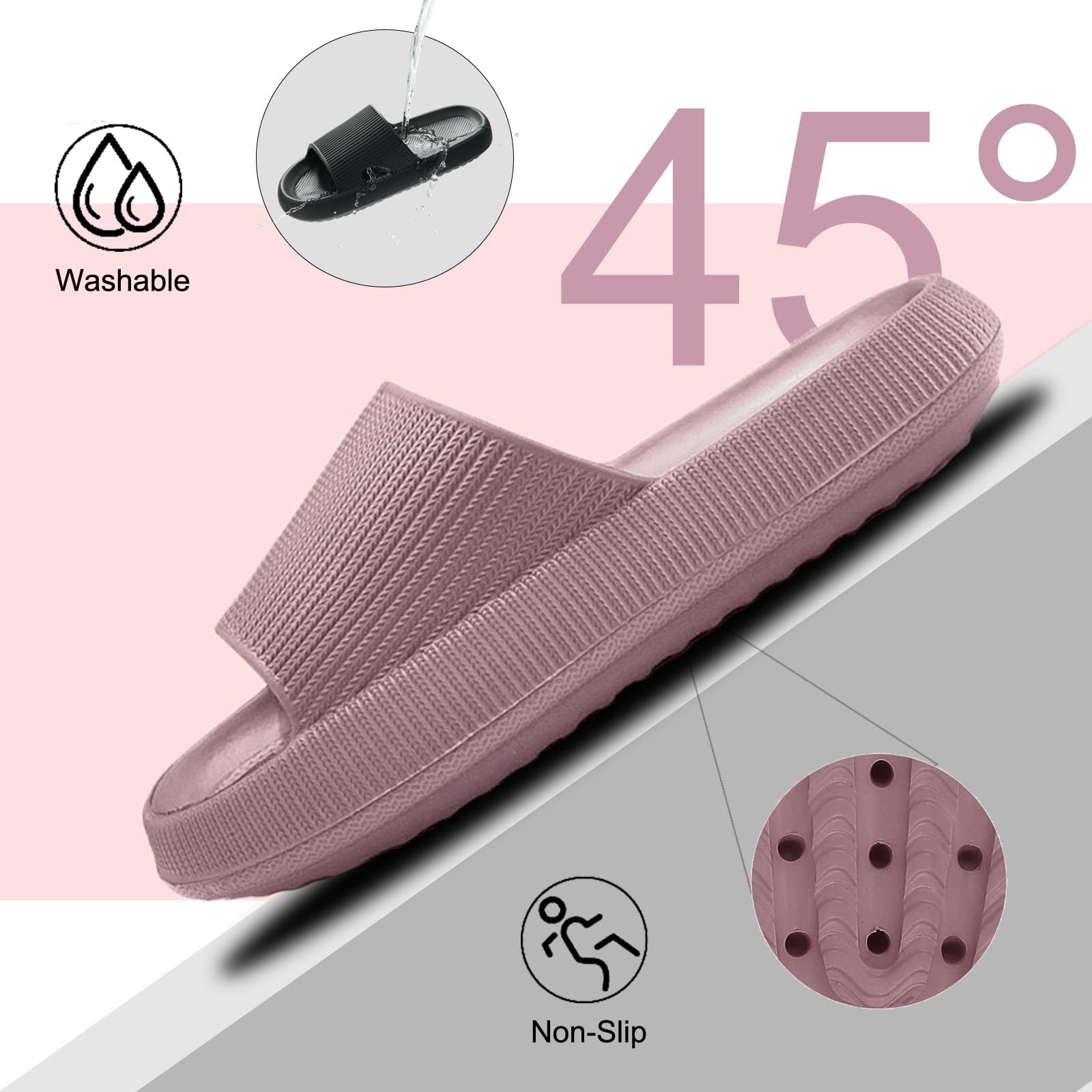 Donpapa Ciabatte Donna Uomo Estive Sandali Pantofole Comode Slide Morbide Antiscivolo Piscina Spiaggia Doccia Interno Esterno Scarpe da casa