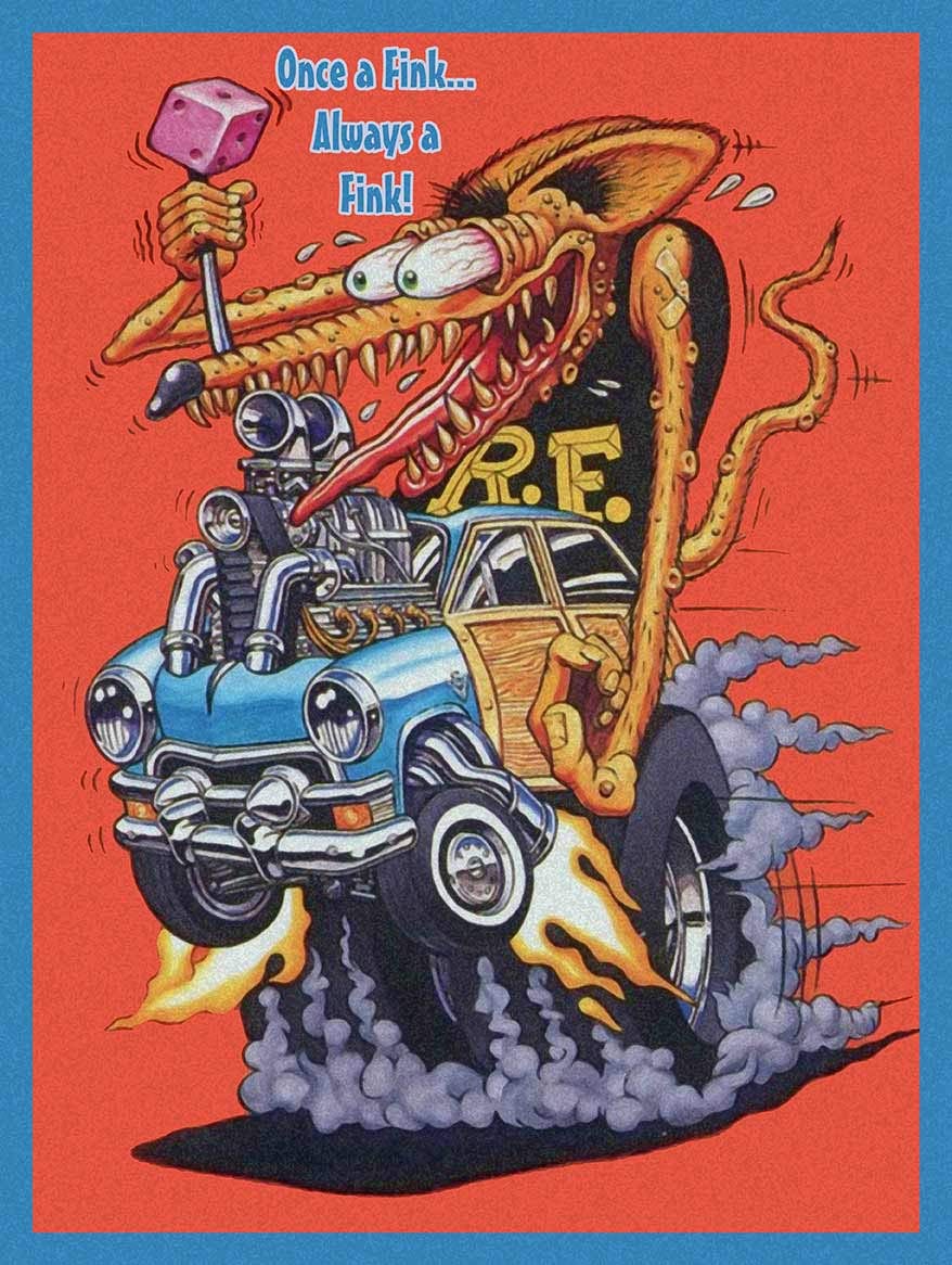 Amazon.com: American Collectibles Once a Fink Always a Fink, Rat