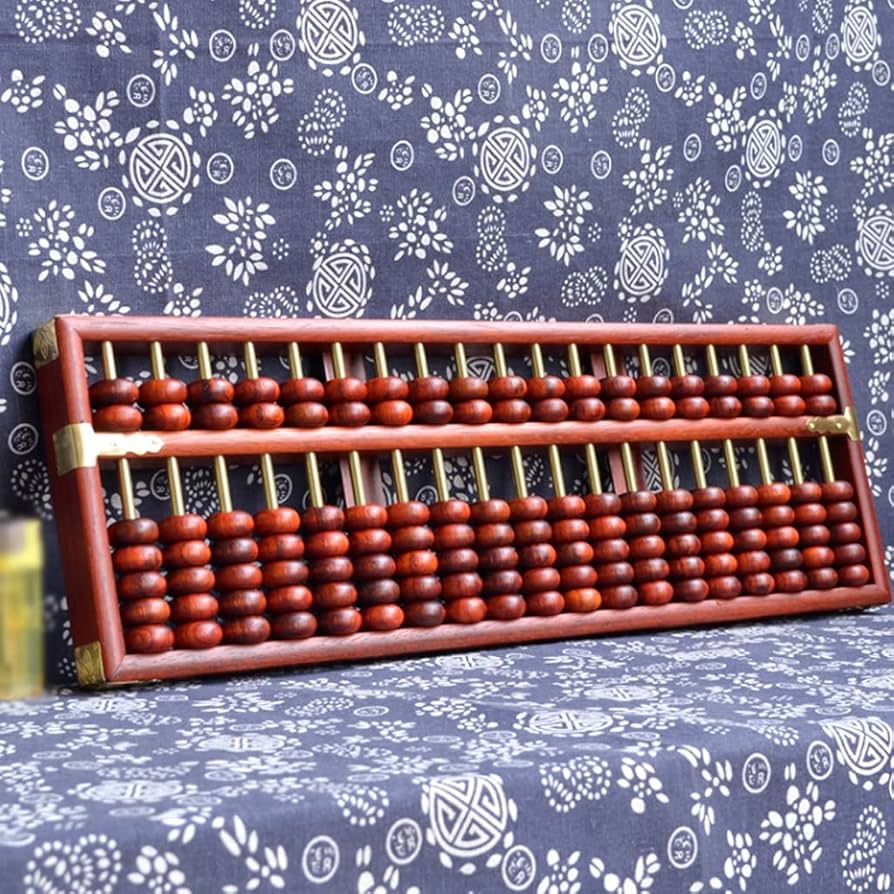 Amazon.co.jp: そろばんソロバン大型木製のそば19列7ビーズ