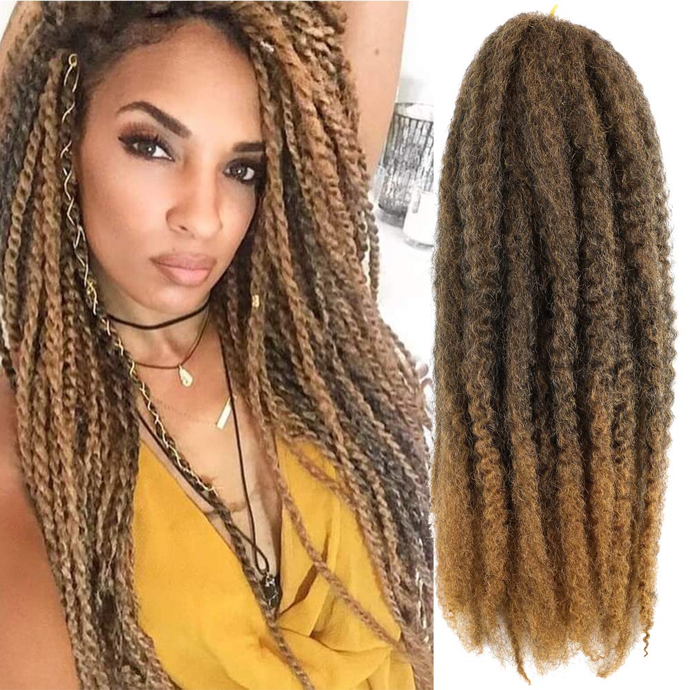 Amazon.com : Ayana Marley Hair 24Inch Marley Twist Braiding Hair Marley  Braiding Hair For Faux Locs Crochet Hair 3 Packs Long Afro Synthetic Hair  Extensions (24 inch-3 pack, T27) : Beauty & Personal Care