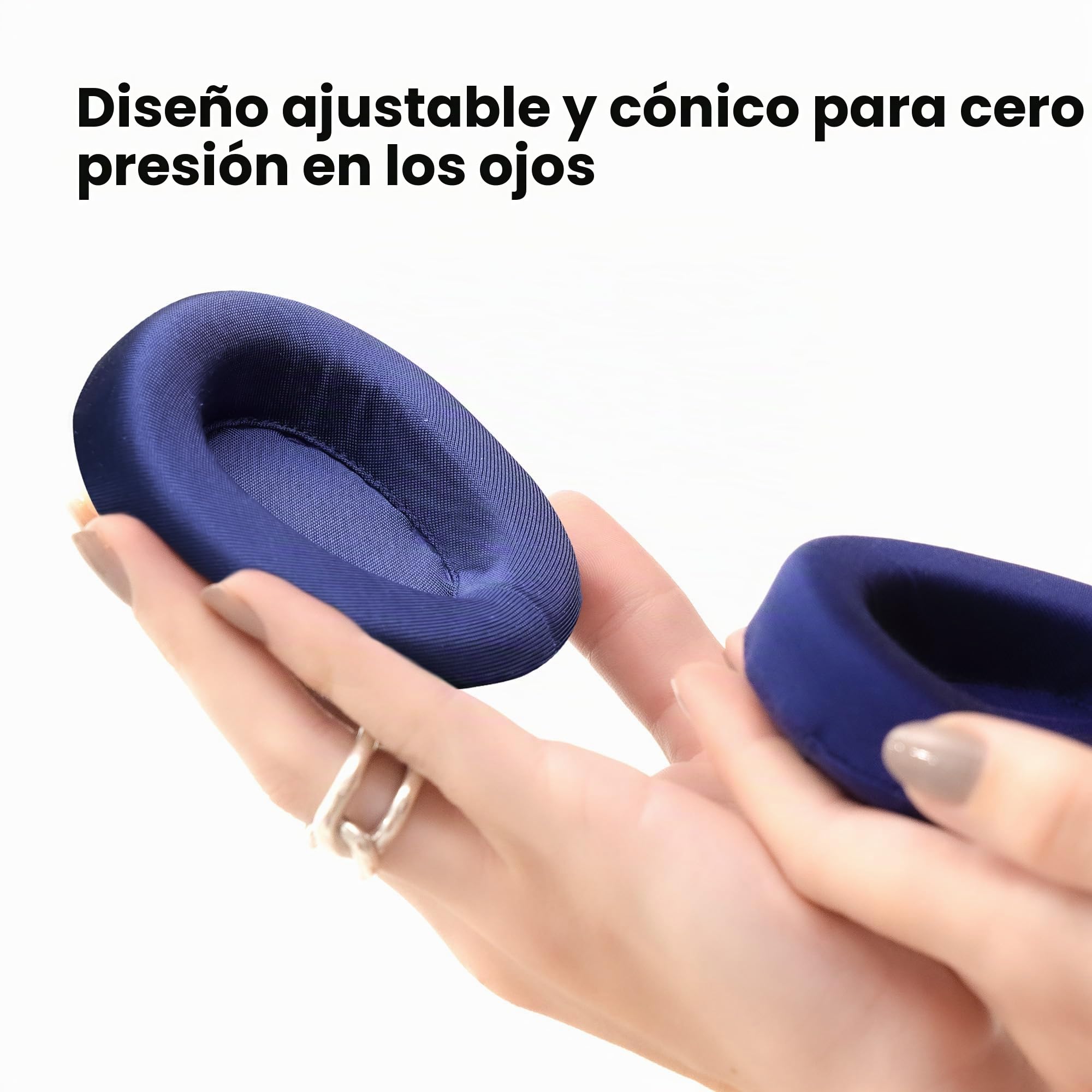 Manta Sleep - Antifaz para dormir, seda prémium de 22 momme, diseñado para una comodidad opaca, transpirable y lavable, ajustable, morado