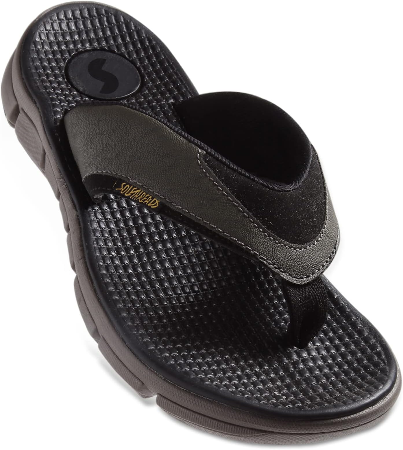 SOLETHREADS STRIKER | Classy | Comfortable | Ultra-Light | Shock Absorbent | Bounce Back | Cushioned | Water-resistant | Slippers | Flip Flops for Men