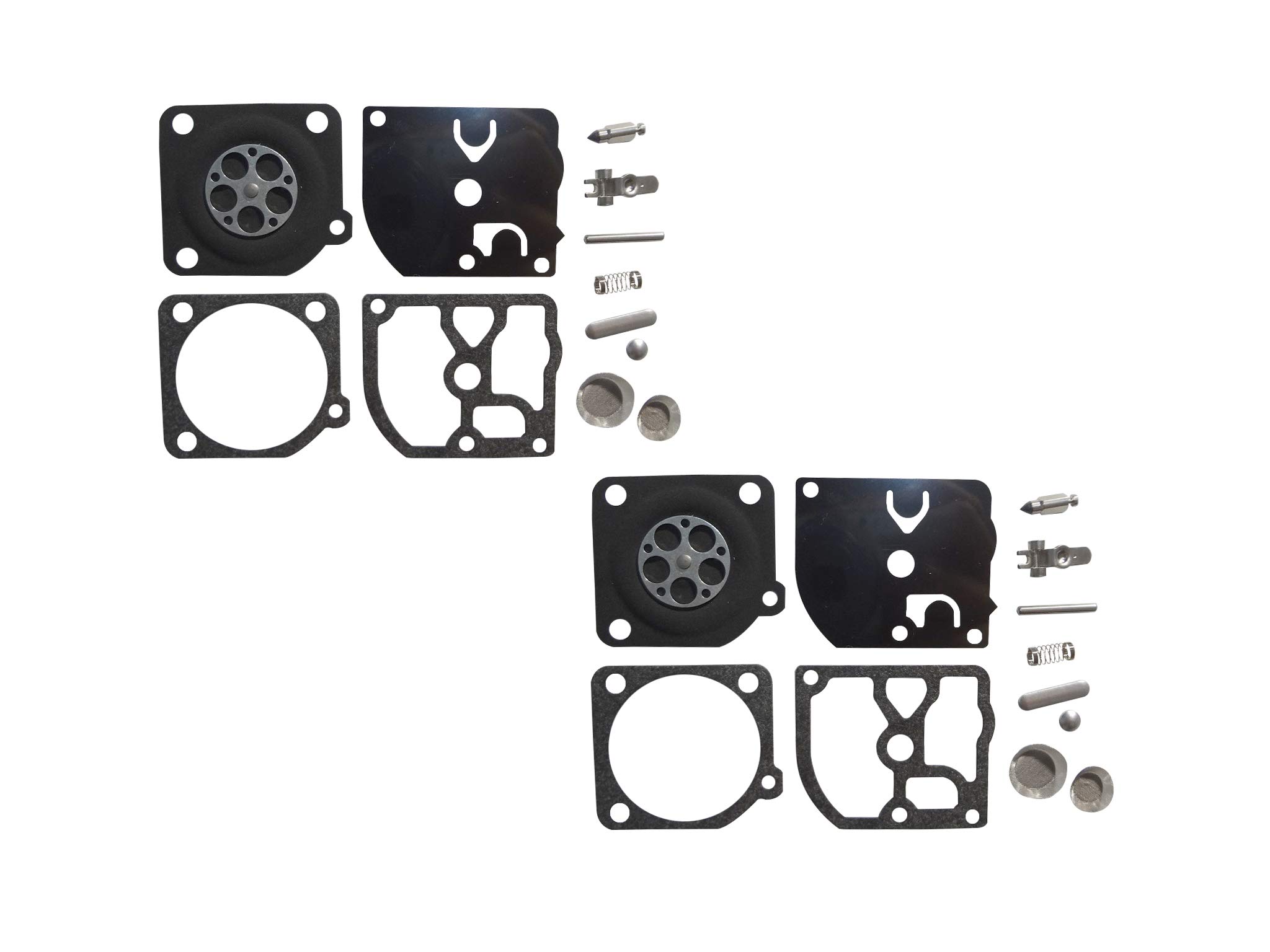 C·t·s Carburetor Repair/Rebuild Kit Replaces Zama Rb-137 For Husqvarna 334T 338Xpt Chainsaw Zama C1q-El33 (Pack Of 2)
