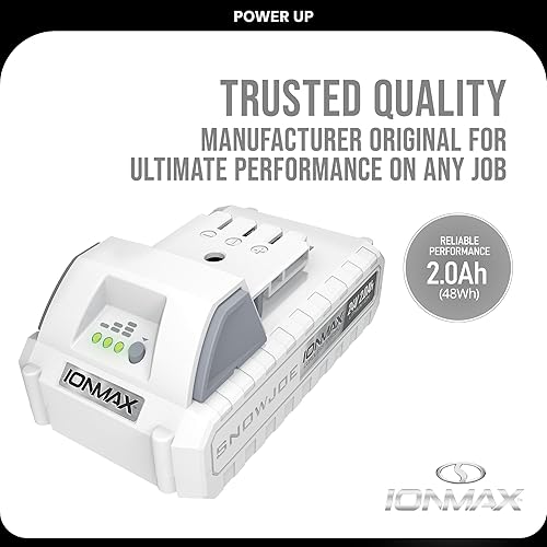 Miniatura 4 de Sun Joe Snow Joe - Paquete de baterías IONMAX de 24 voltios, 2 baterías de iones de litio de 2.0 Ah